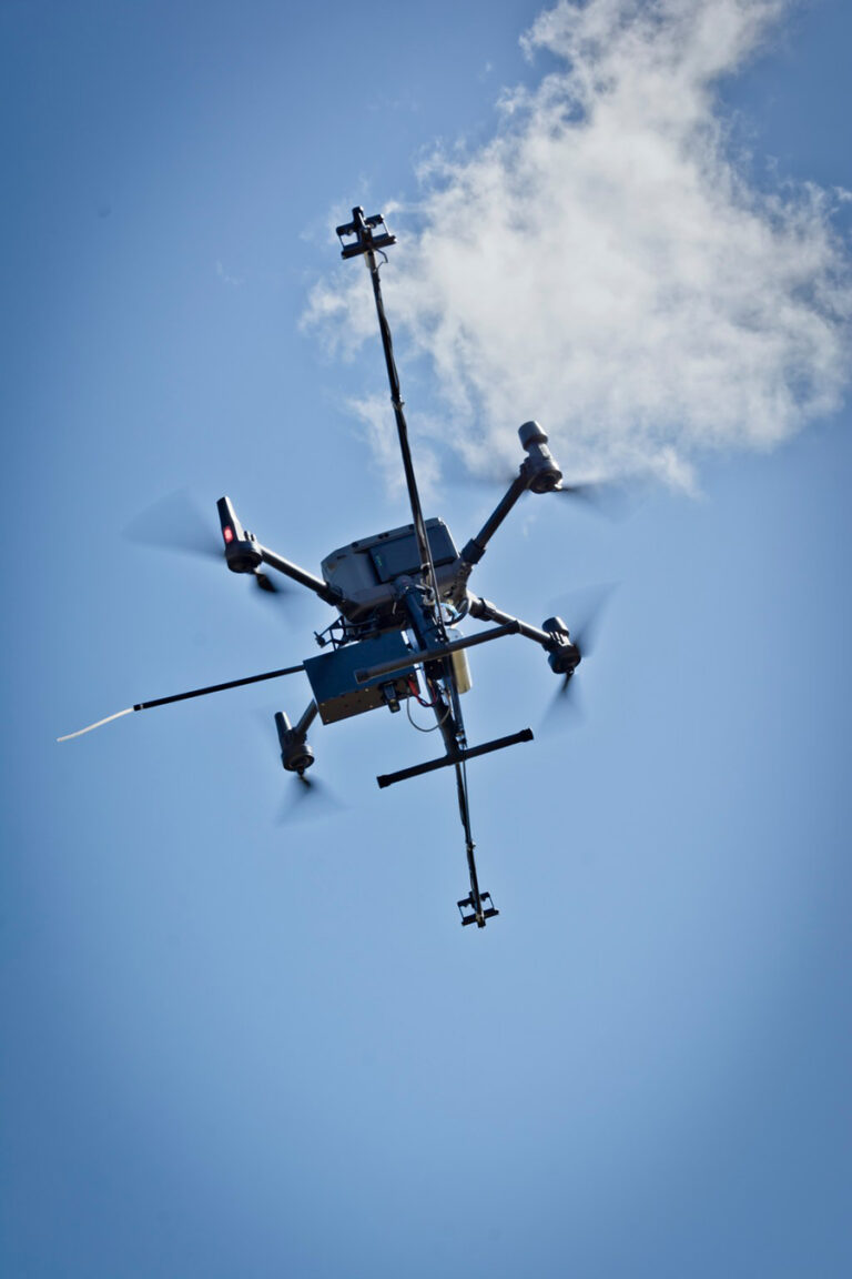 Explicit drone closeup