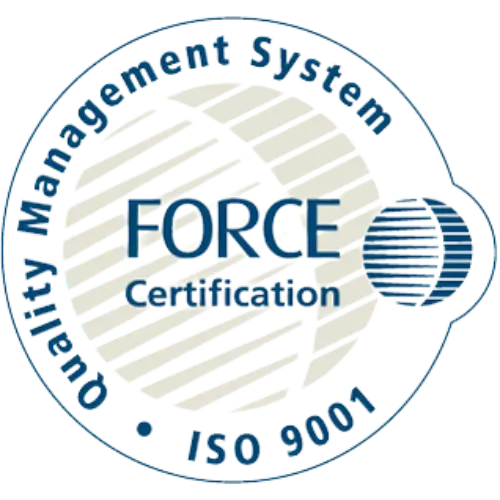 ISO 9001 certification badge